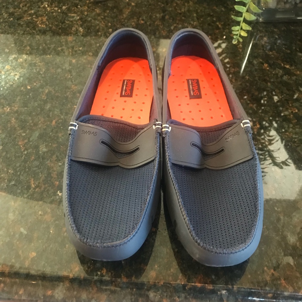 Men’s navy blue Swims water proof penny Loafers